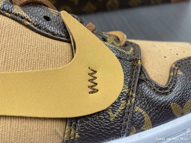 Kicked Out Shoe Store LOW x Air 1 AJ1 Off-Louis OW Jordan 0816